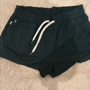 Vuori Deep Teal Women's Athletic Shorts